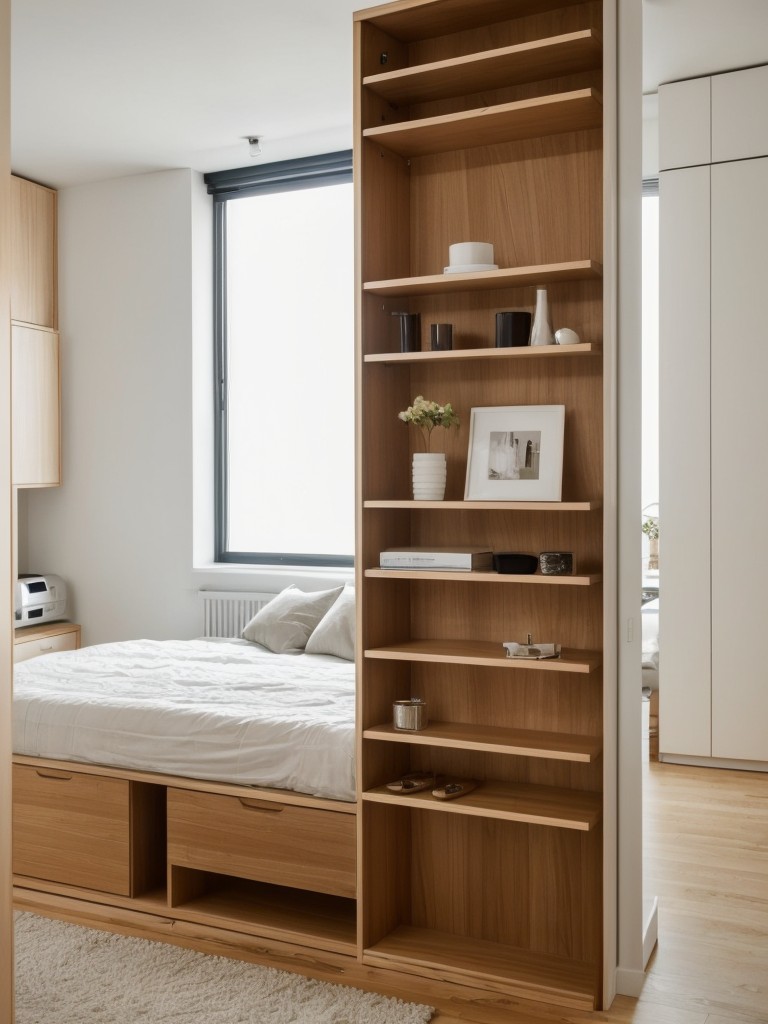 Small space solutions for New York apartments, such as multifunctional furniture, wall-mounted storage, and clever room dividers.