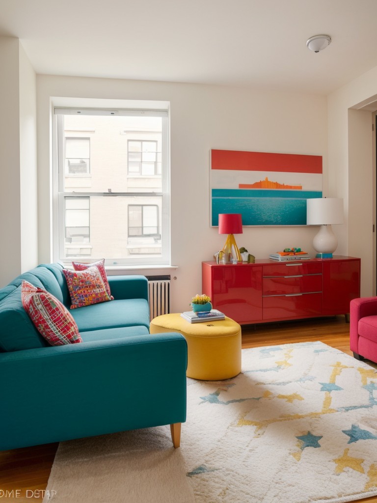 Add pops of color and playful accents to inject personality and vibrancy into your New York apartment.