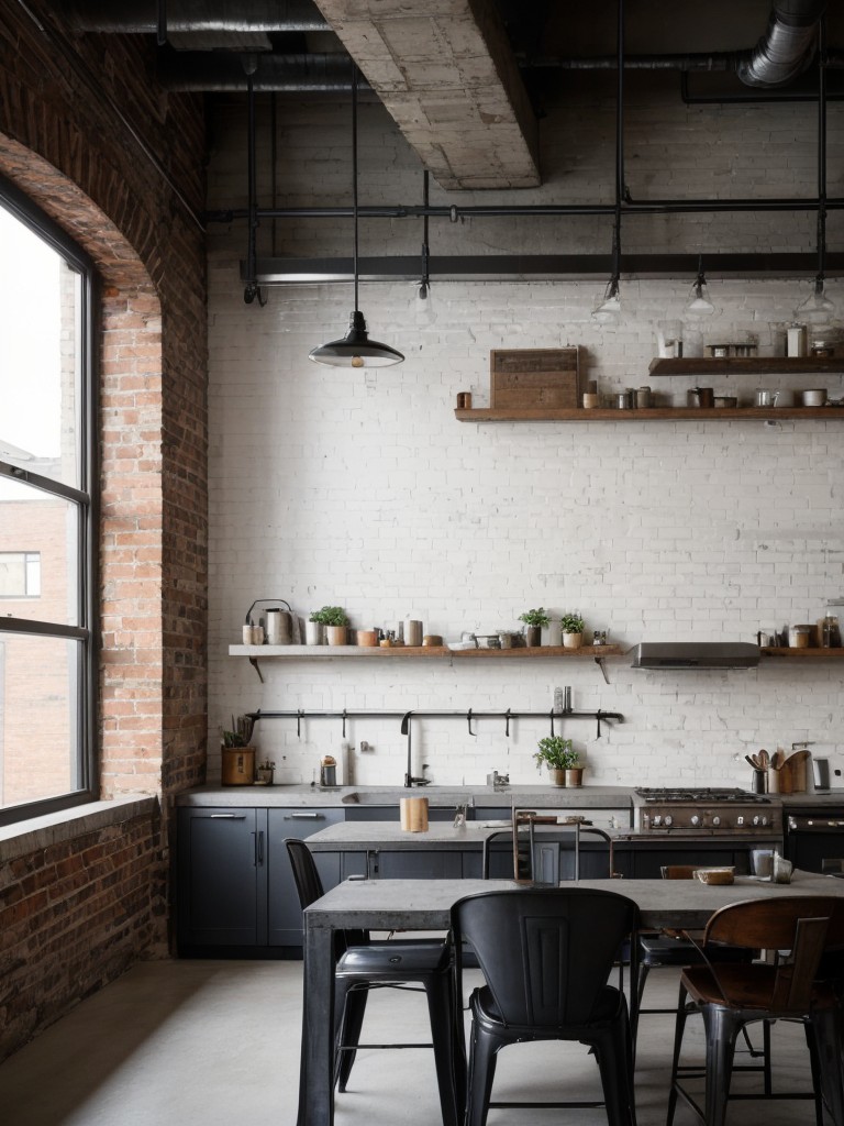 Add a touch of industrial chic to your New York apartment by incorporating exposed brick walls or concrete accents.