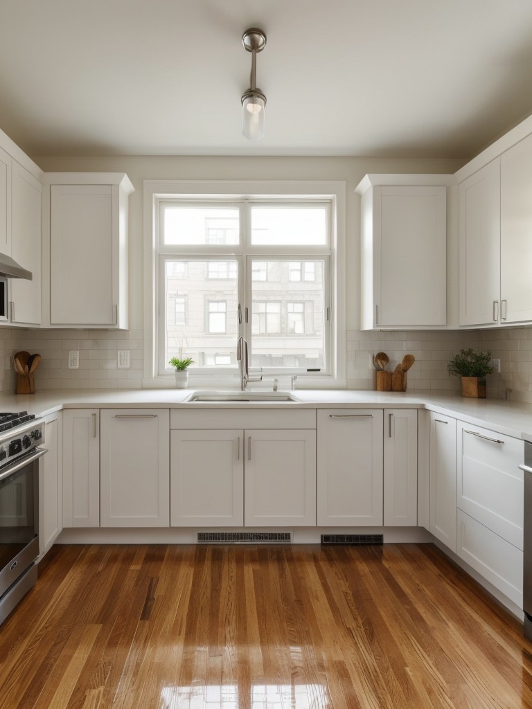 Choose durable and easy-to-maintain materials, such as hardwood floors and quartz countertops, for your New York apartment.