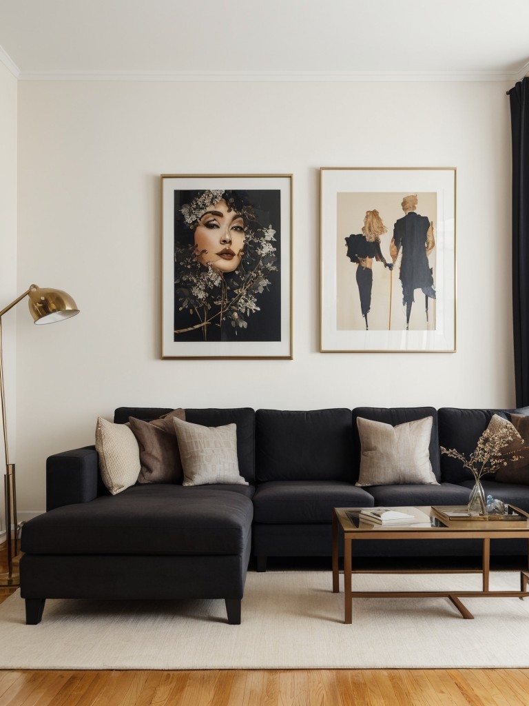 Incorporate artwork and statement pieces to personalize and elevate the aesthetic of your New York apartment.