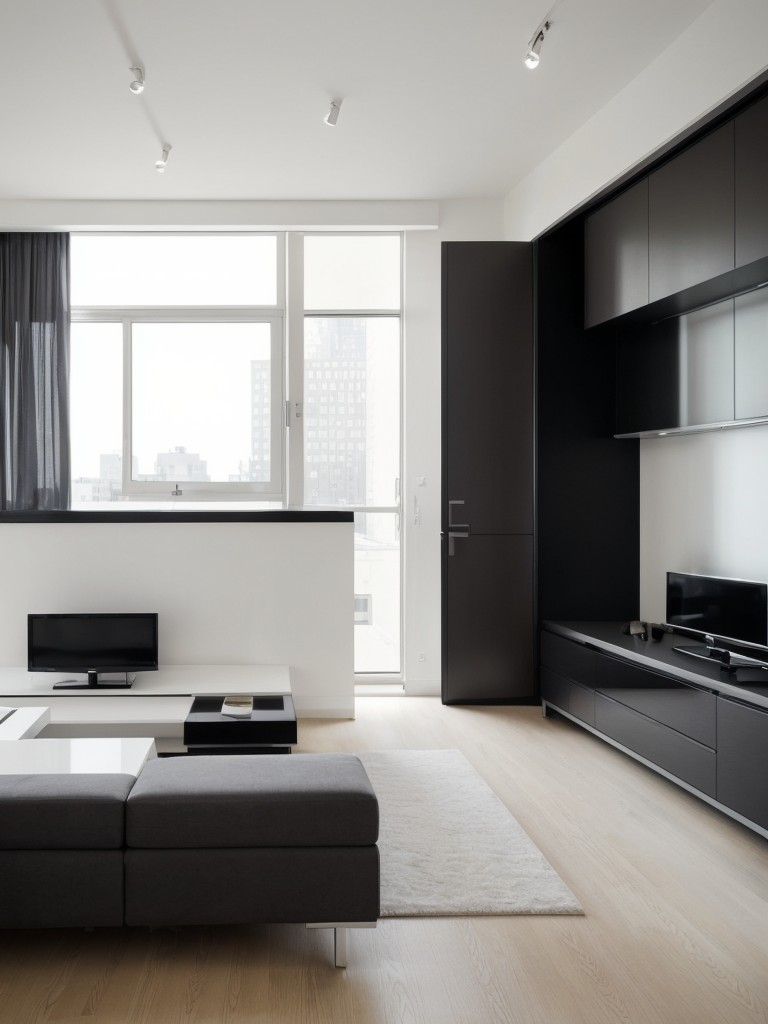 Incorporate sleek and minimalist design elements to create a contemporary and urban feel in your New York apartment.