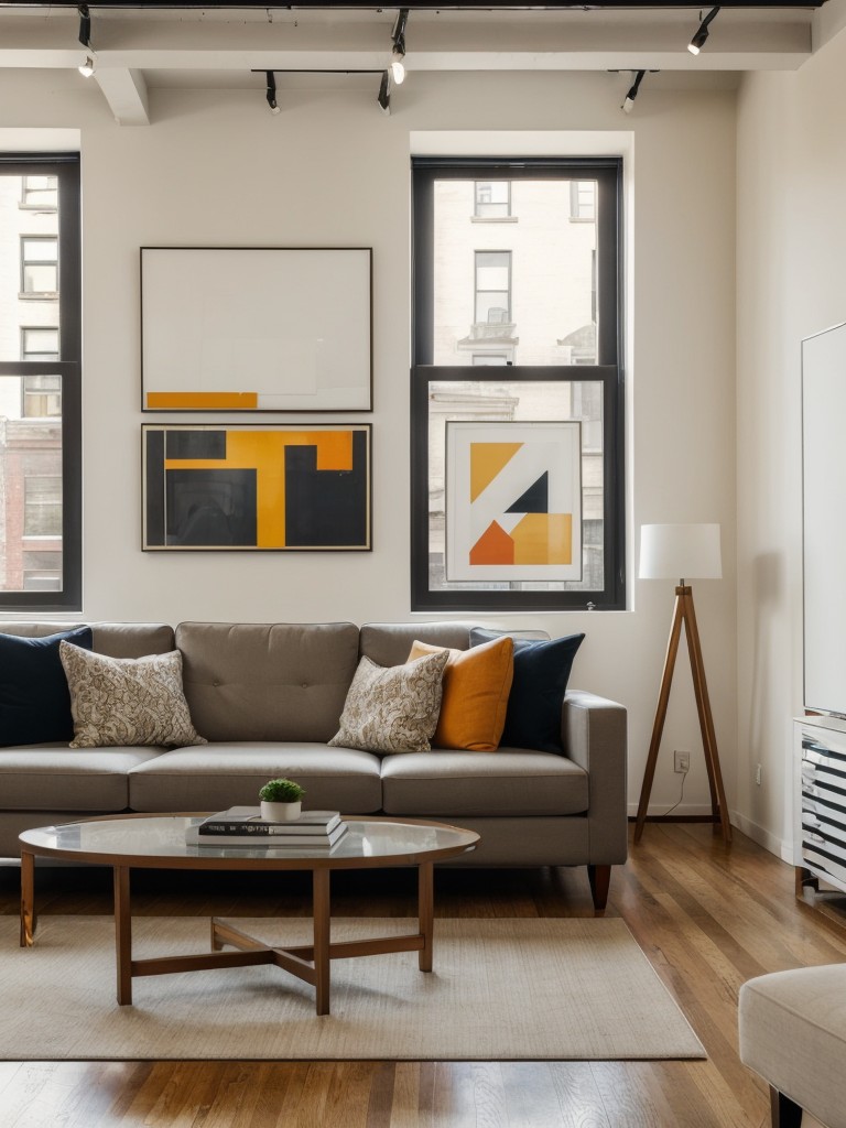 Make a statement in your New York loft apartment by incorporating bold accent walls, vibrant artwork, or unique furniture pieces.