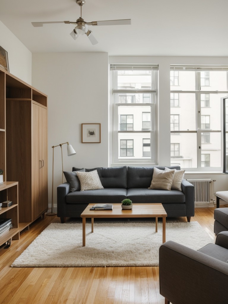 Tips for choosing furniture that is easy to move and rearrange in a New York studio apartment, allowing for flexibility and versatility.