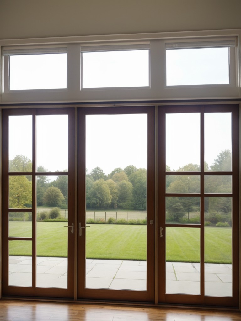 Enhance your windows with removable window film for added privacy or a decorative touch.