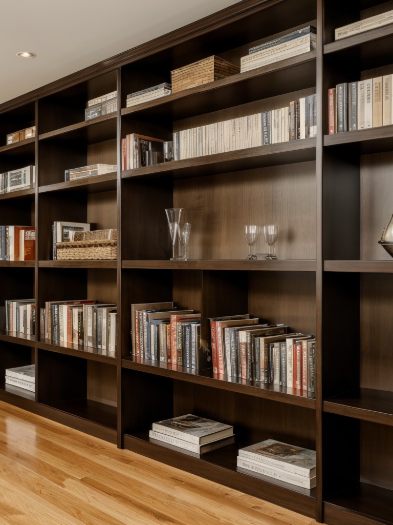 Utilize large, freestanding bookshelves or room dividers to create distinct areas in your open floor plan.