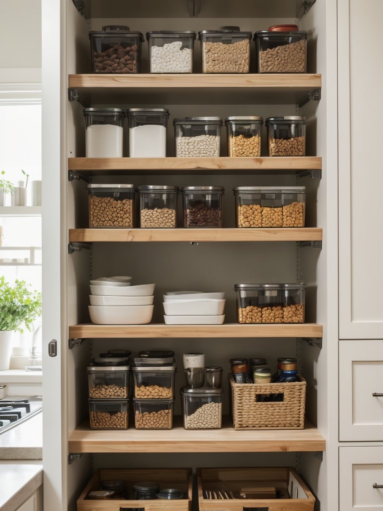 Incorporate open shelving systems in the kitchen to create additional storage space while enhancing the overall aesthetic.