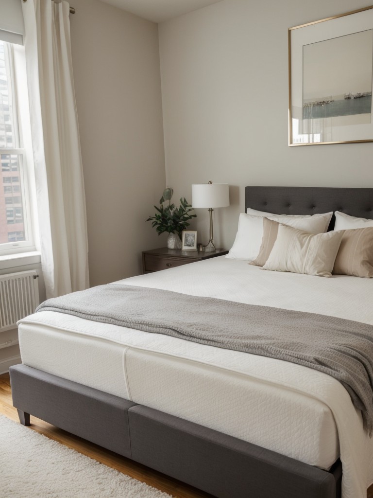 Creating a cozy sleeping area in your NYC studio apartment with the perfect mattress, bedding, and lighting.