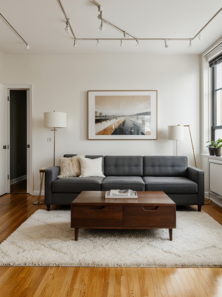 Incorporating statement pieces and unique furniture finds to showcase your personal style in a NYC studio apartment.