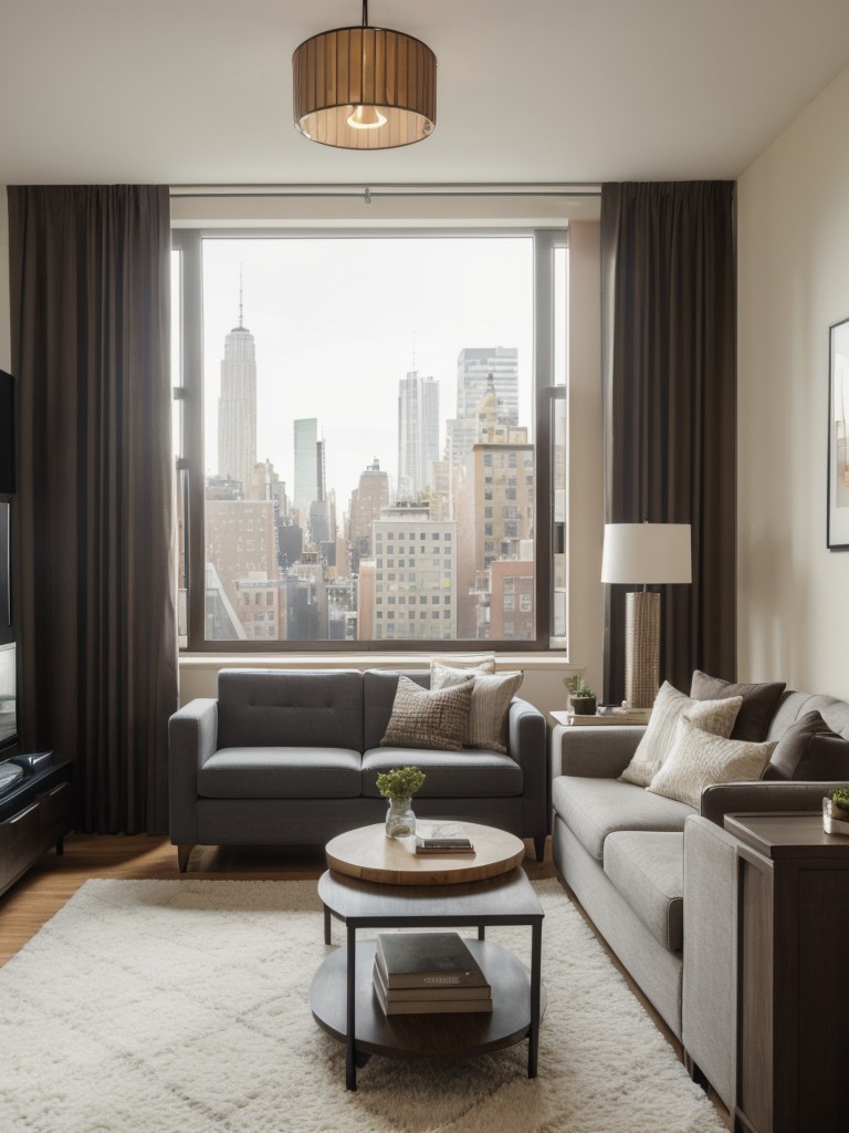 Mixing different textures and materials to add interest and depth to your NYC studio apartment decor.