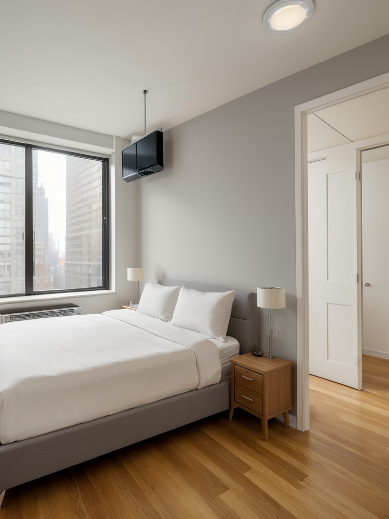 Incorporating smart home technology into a NYC studio apartment, such as smart lighting, thermostats, or voice-controlled assistants to enhance convenience and efficiency.