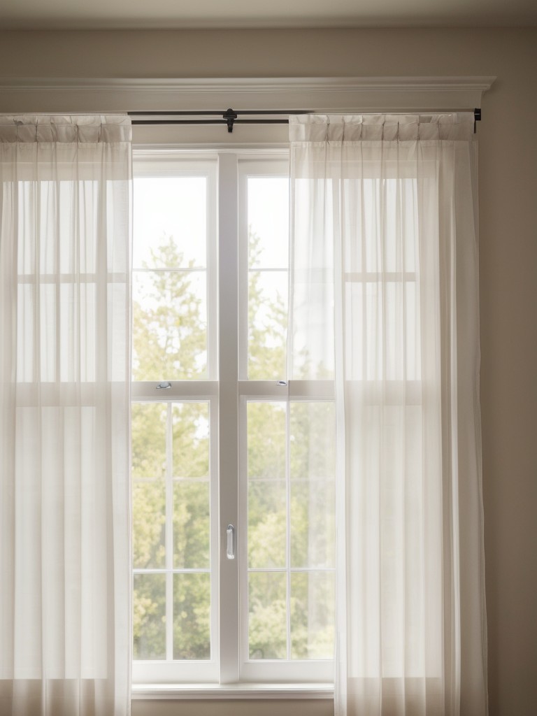 Emphasize natural light by using sheer curtains or opting for open window treatments to make the space feel brighter and airy.