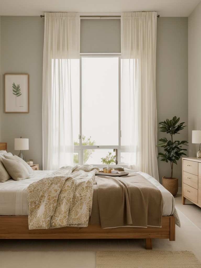 Create a serene and relaxing atmosphere in your one bedroom apartment by incorporating calming colors, natural materials, and soft lighting.
