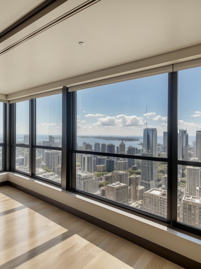 Install floor-to-ceiling windows to take advantage of breathtaking views and enhance the opulence of a luxury penthouse apartment.