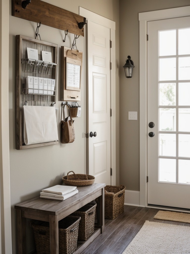 Implementing a command center near the entryway for keys, mail, and other daily essentials.