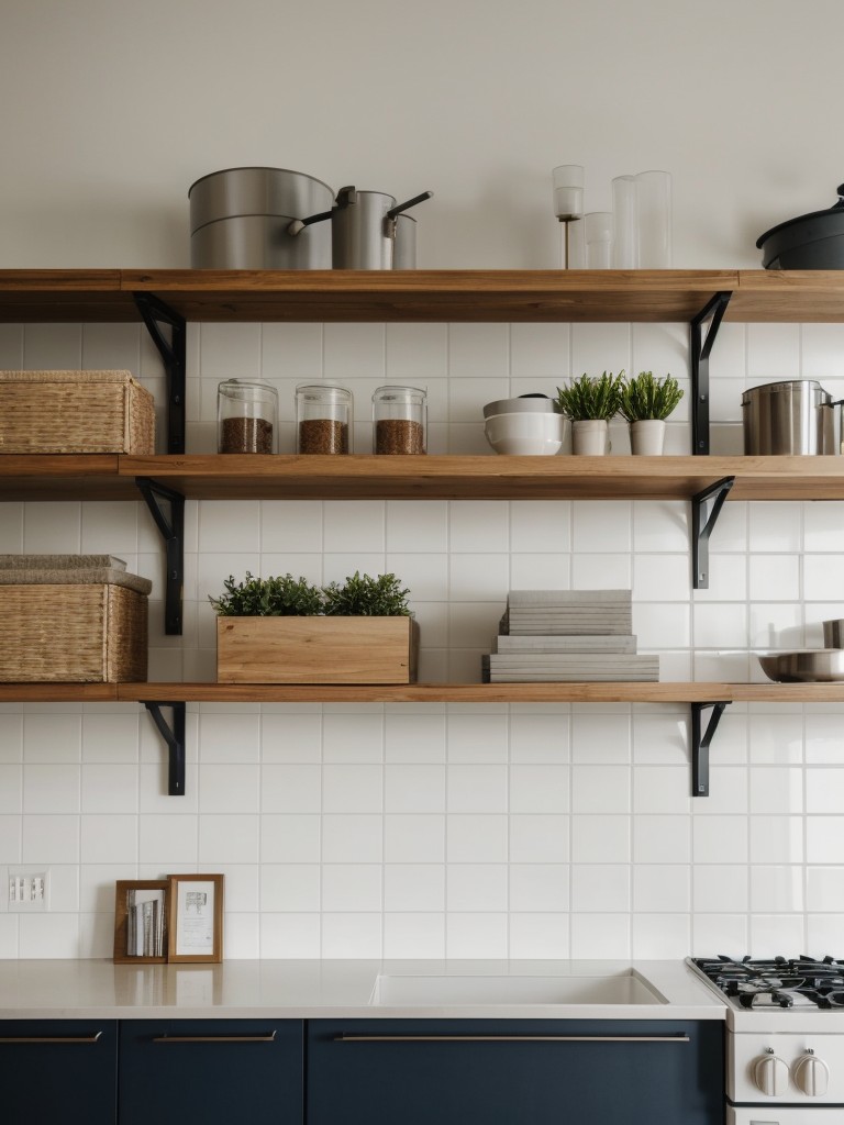 Maximizing vertical space with floor-to-ceiling shelving units and wall-mounted organizers.