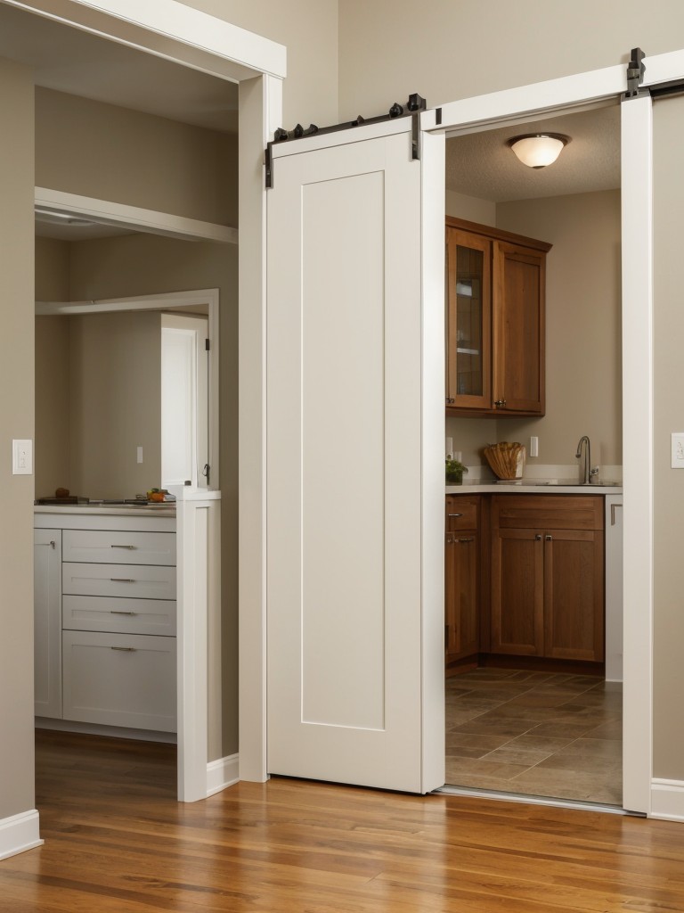 Incorporating sliding or pocket doors to efficiently section off areas when needed.