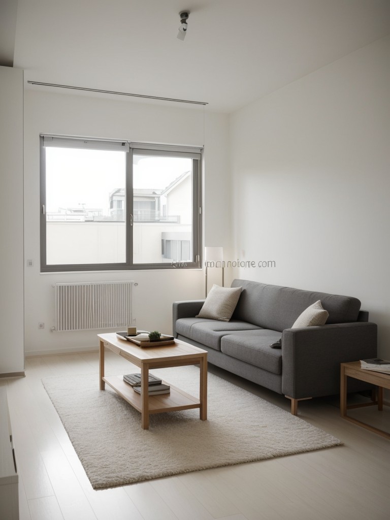 Minimalist one-bedroom apartment ideas focusing on simplicity, natural light, and a clutter-free environment to create a sense of calm and tranquility.
