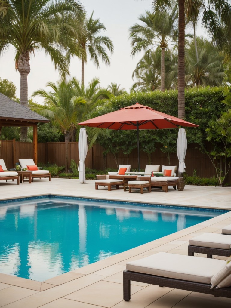 Host a barbecue by the pool, serving juicy burgers, grilled veggies, and fresh fruit skewers.