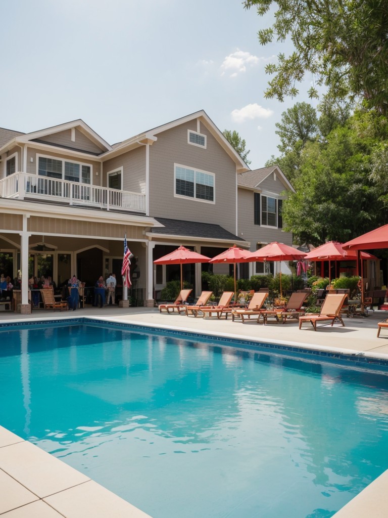 Organize a float parade, where residents can decorate their pool floats and showcase them in a procession.