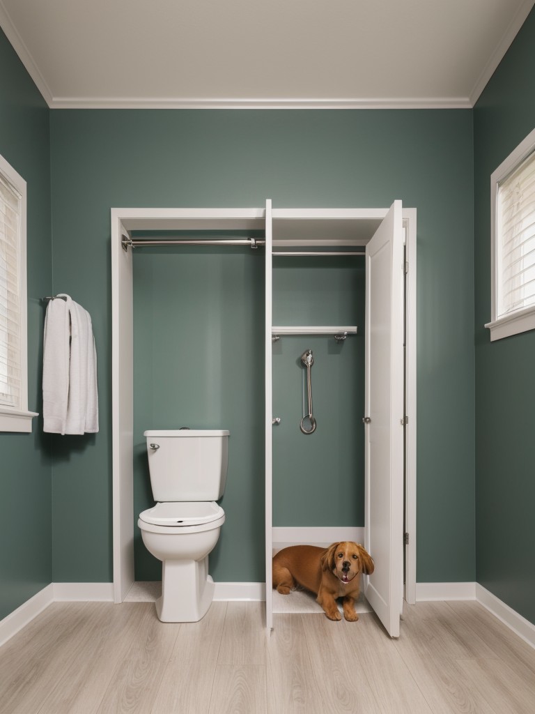 Customizable dog potty options for different apartment layouts.