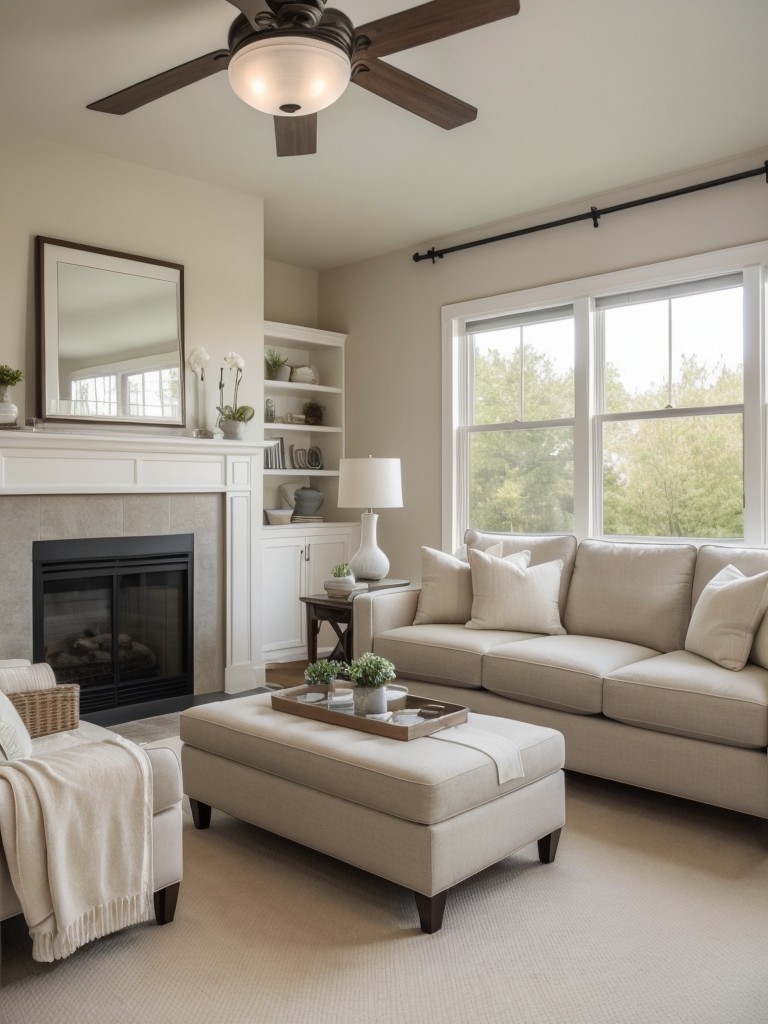 Opt for a neutral color scheme to create a calming and restful ambiance.
