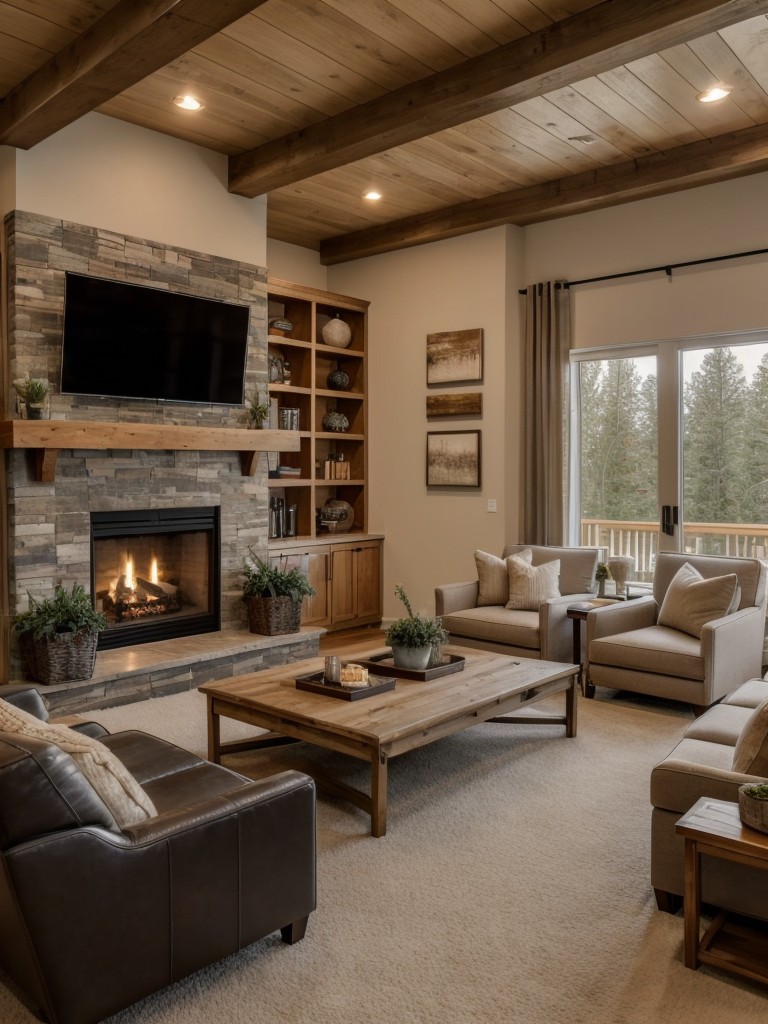 Create a cozy and inviting communal lounge area with comfortable seating, a fireplace, and a coffee bar for residents to socialize and unwind.