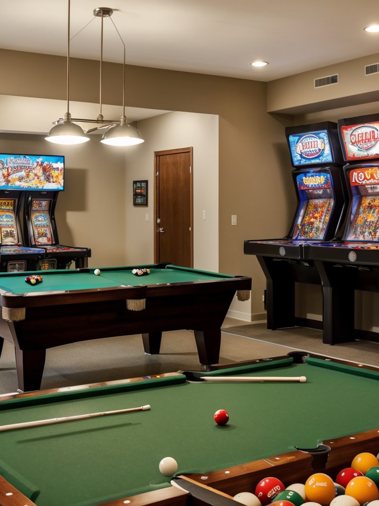 Incorporate a game room with pool tables, foosball, and arcade games for residents to enjoy friendly competitions.