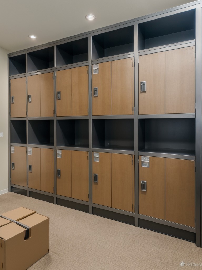 Set up a dedicated parcel concierge area with secure lockers and package delivery services for residents' convenience.