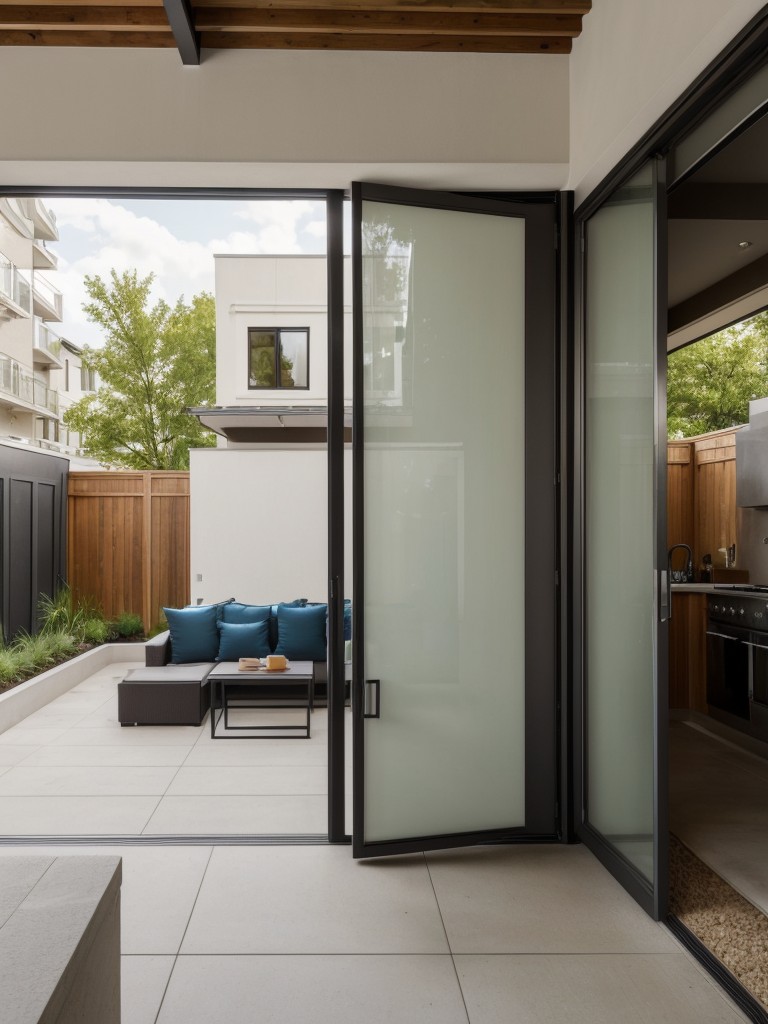 Choose a screen design that aligns with your apartment's architectural style, whether it's contemporary, traditional, or eclectic, to seamlessly blend your outdoor and indoor living spaces.