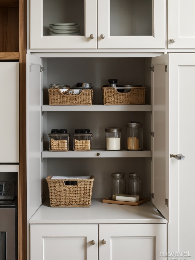 Incorporating smart storage solutions, like built-in cabinets or wall-mounted shelves.