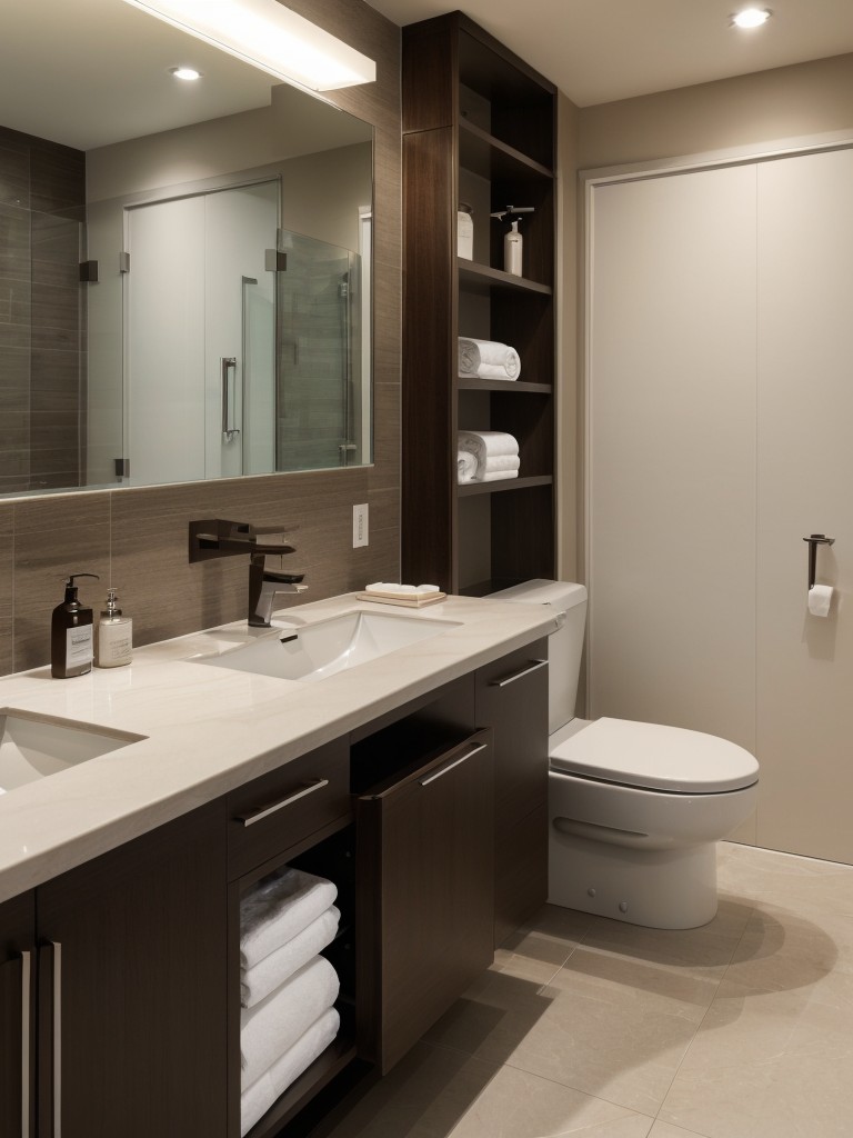 Incorporate luxurious bathroom features, such as built-in speakers, dimmable lighting, and a bidet, to elevate your daily routine to an indulgent experience.