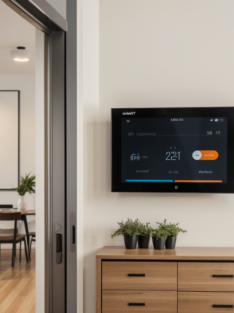 Integrate smart home devices, such as voice-controlled assistants, automated lighting systems, and smart thermostats, to streamline and enhance your apartment living experience.