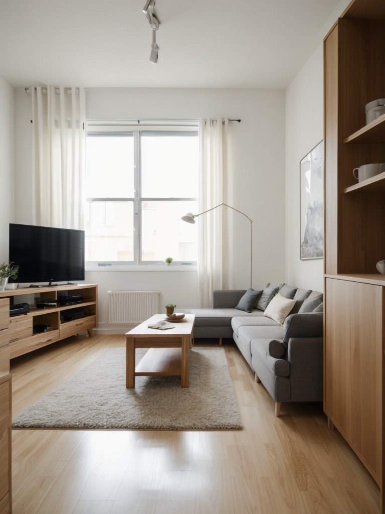 Practical furniture ideas for a multi-functional studio apartment