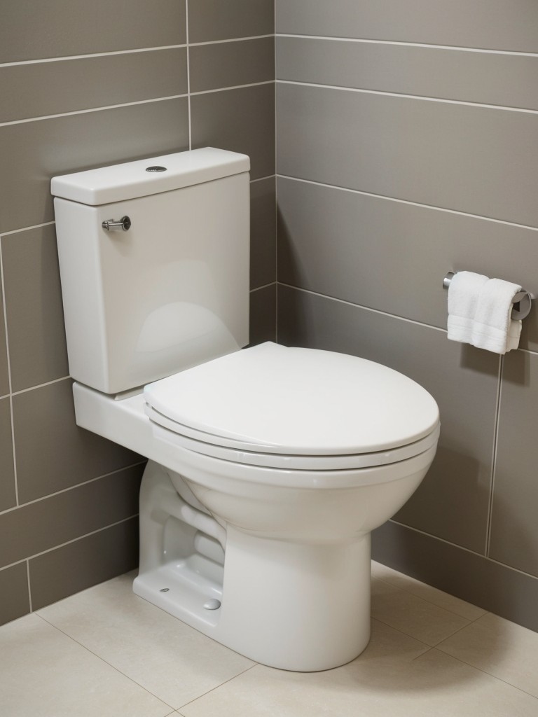 Opt for a space-saving toilet, such as a wall-mounted or corner toilet.