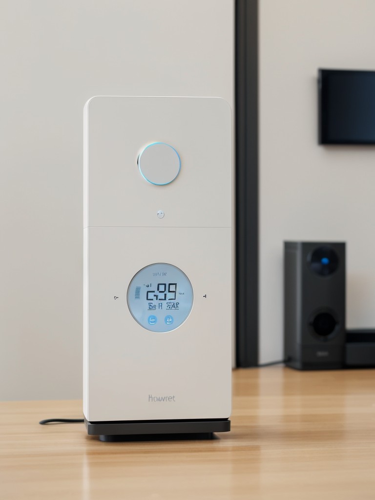 A smart home device, like a voice-activated assistant or a smart thermostat, to streamline daily tasks.