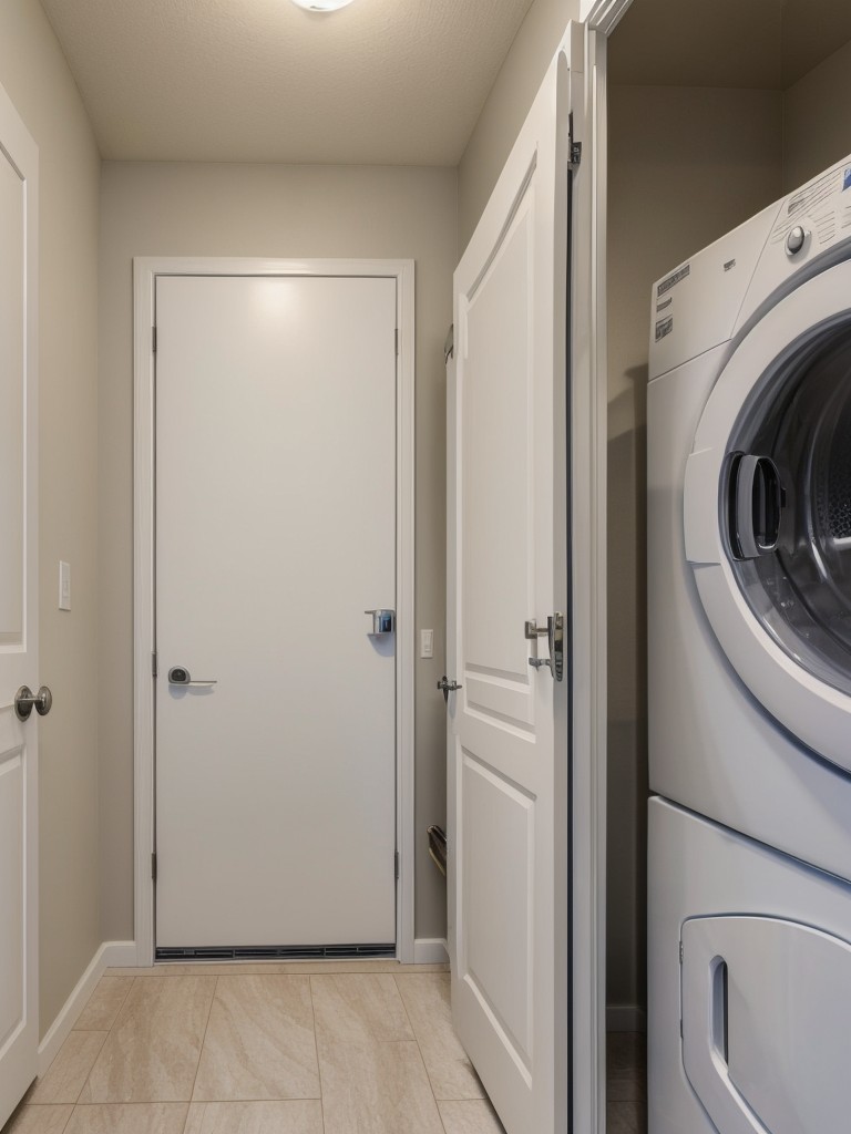 Consider incorporating shared laundry facilities or in-unit washer and dryer combinations for resident convenience.