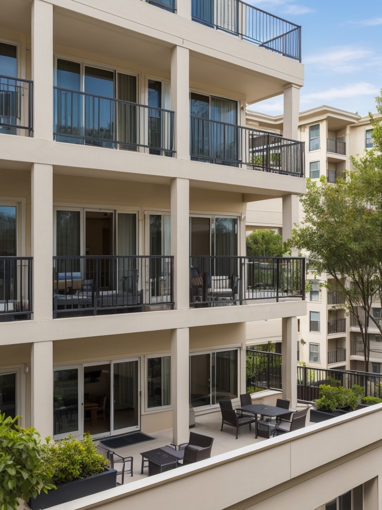 Incorporate balconies or terraces into each unit to provide residents with private outdoor spaces.