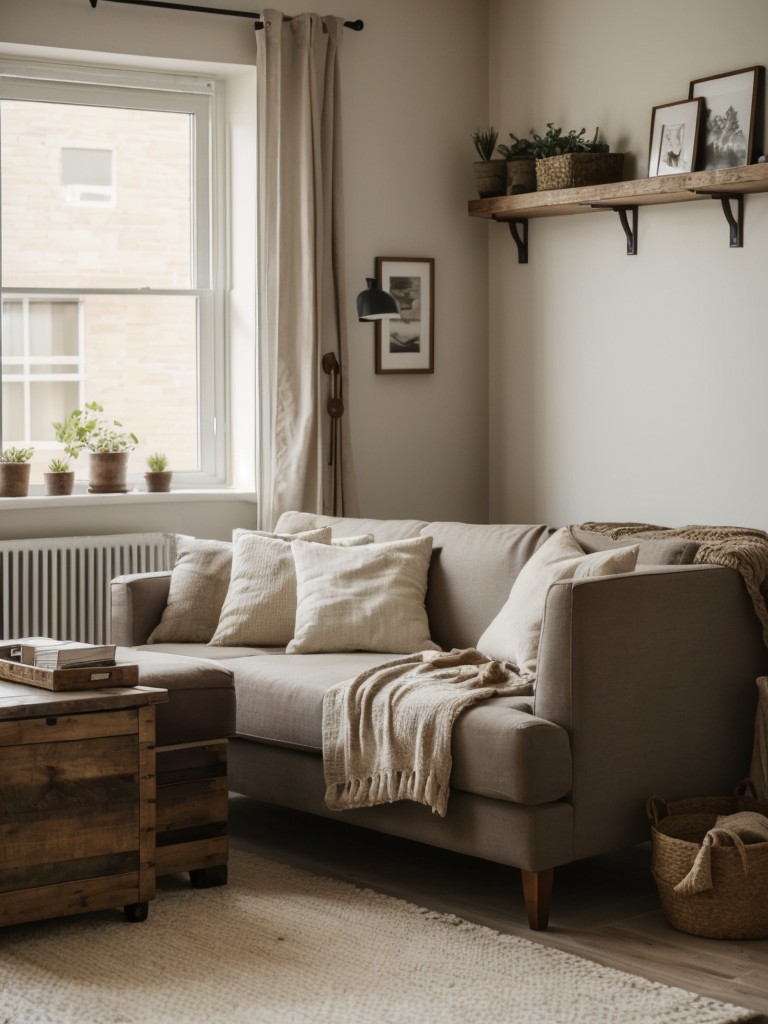 apartment decorating ideas for a cozy and rustic atmosphere: