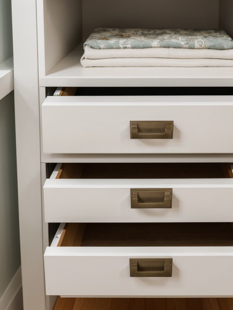 Focus on small details that make a big impact, such as changing drawer knobs, adding removable wallpaper or decals, and using adhesive hooks to display artwork or create functional storage solutions in your apartment.