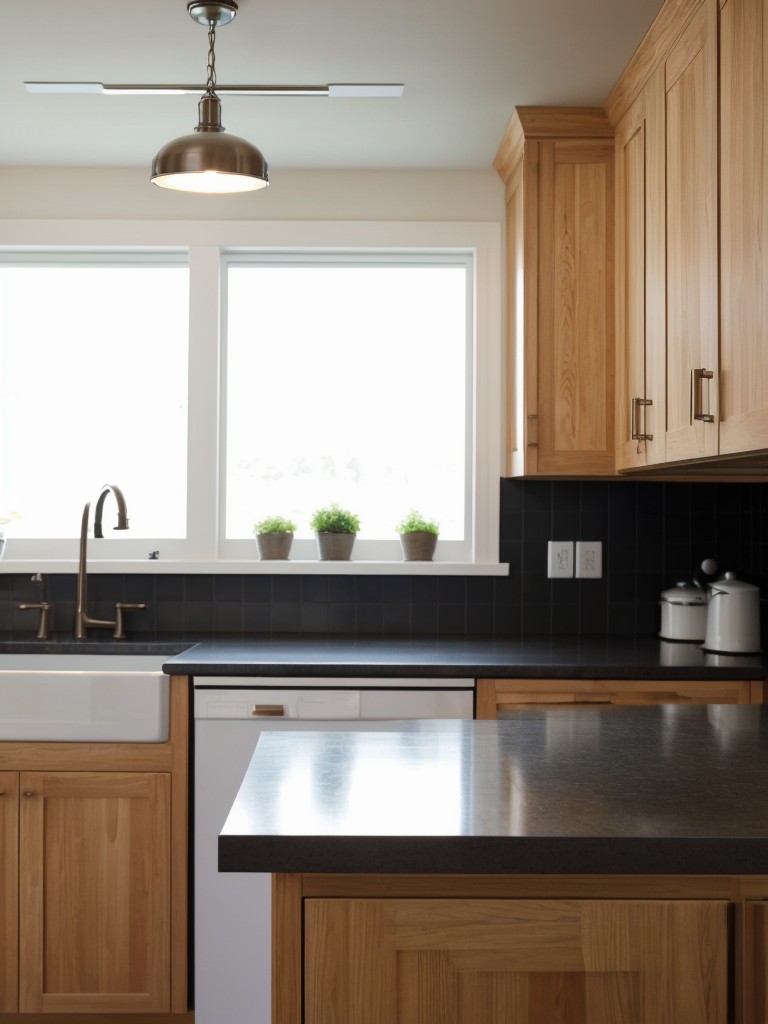 Install under-cabinet lighting to brighten up a galley kitchen and create a sense of openness and depth.