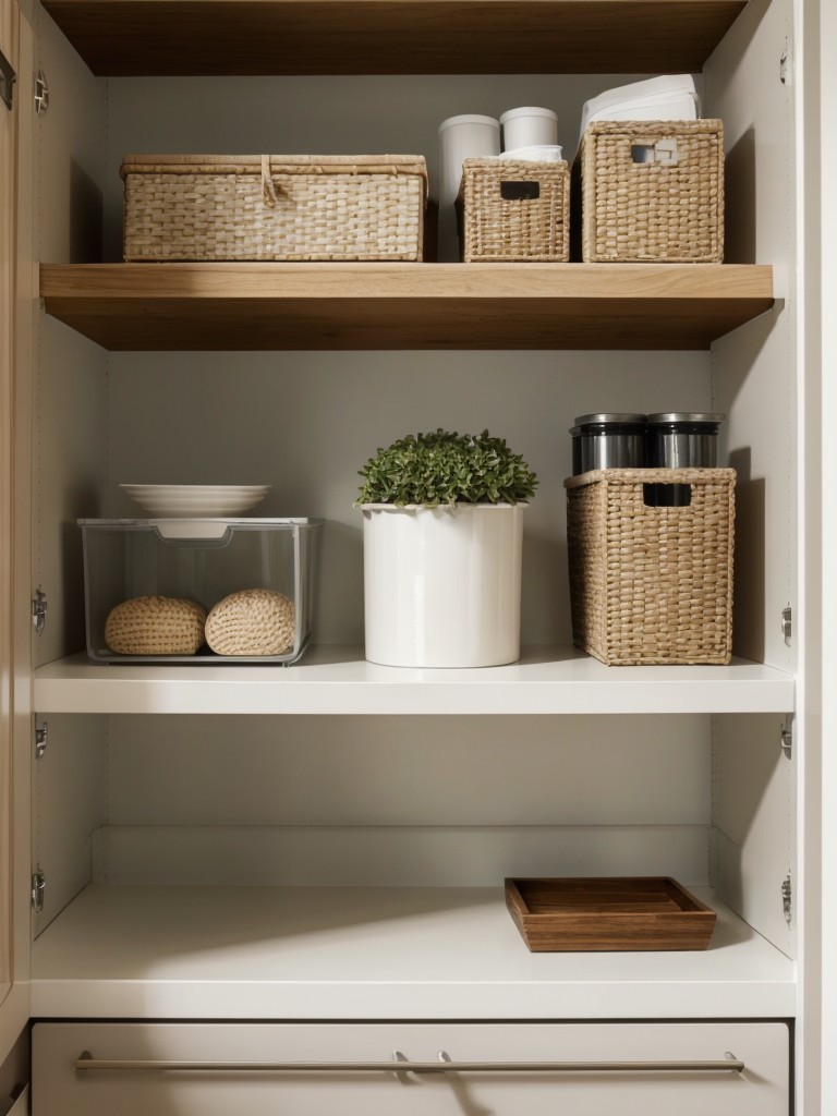 Consider smart storage solutions, such as built-in cabinets or floating shelves, to keep belongings hidden and maintain a clean aesthetic.