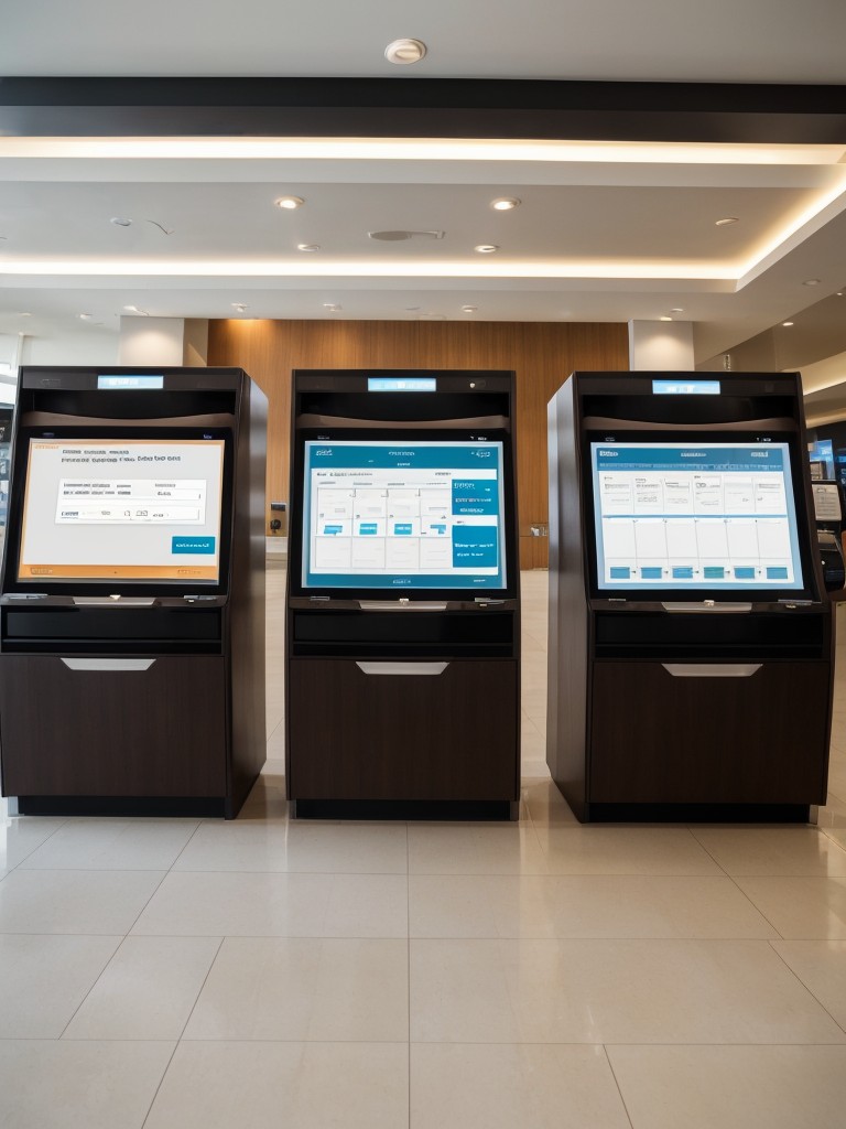 Integrate smart technology features, such as touchscreen directories or self-check-in kiosks, to streamline processes and enhance the modern feel of the lobby.
