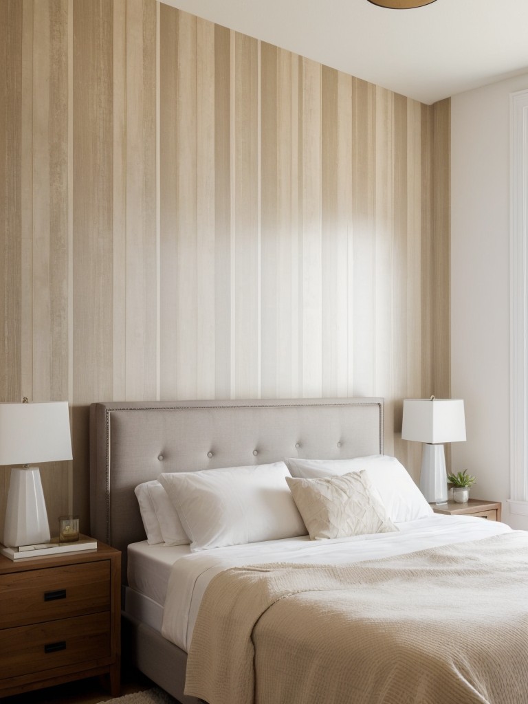 Incorporate a visually appealing focal point, such as a statement headboard or an eye-catching wallpaper accent wall.