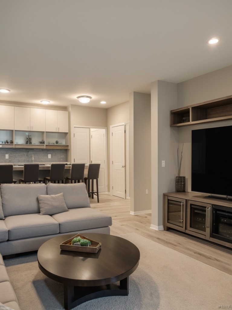 Incorporate smart home technology to control lighting, temperature, and entertainment systems with ease, making the most out of limited space.
