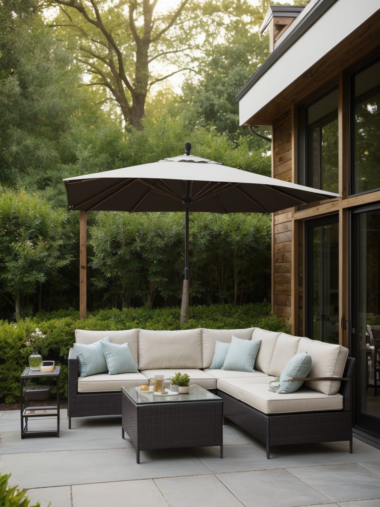 Incorporate a seating area with comfortable outdoor furniture, allowing you to relax and enjoy your garden space.