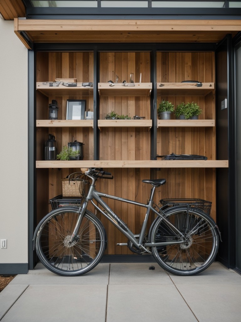 18) Inclusion of bike racks or storage solutions for residents who prefer eco-friendly transportation options.