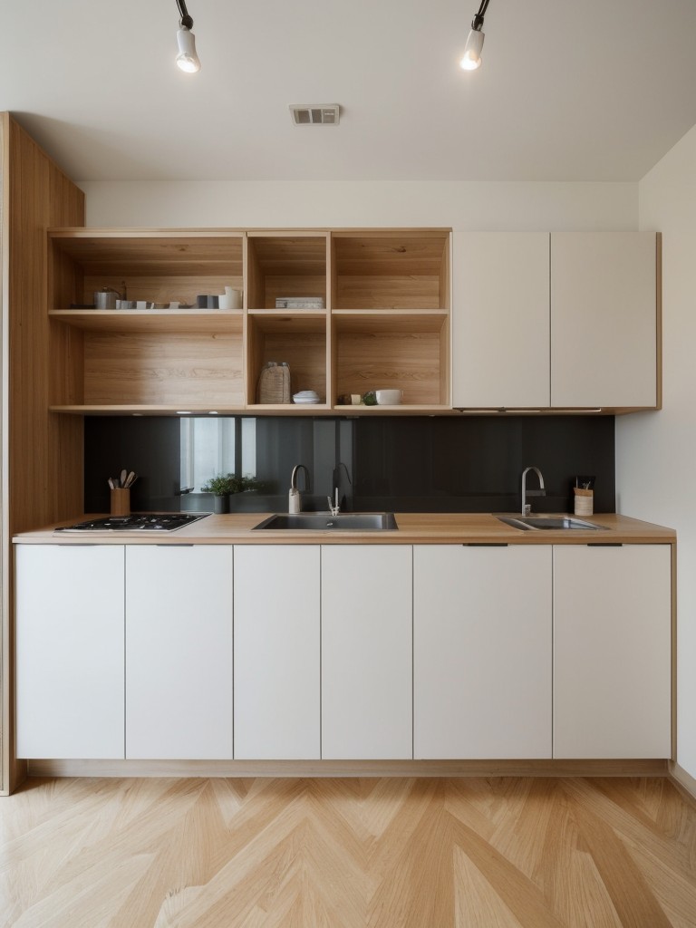 Small open-concept apartment ideas: maximizing space with multifunctional furniture and smart storage solutions.