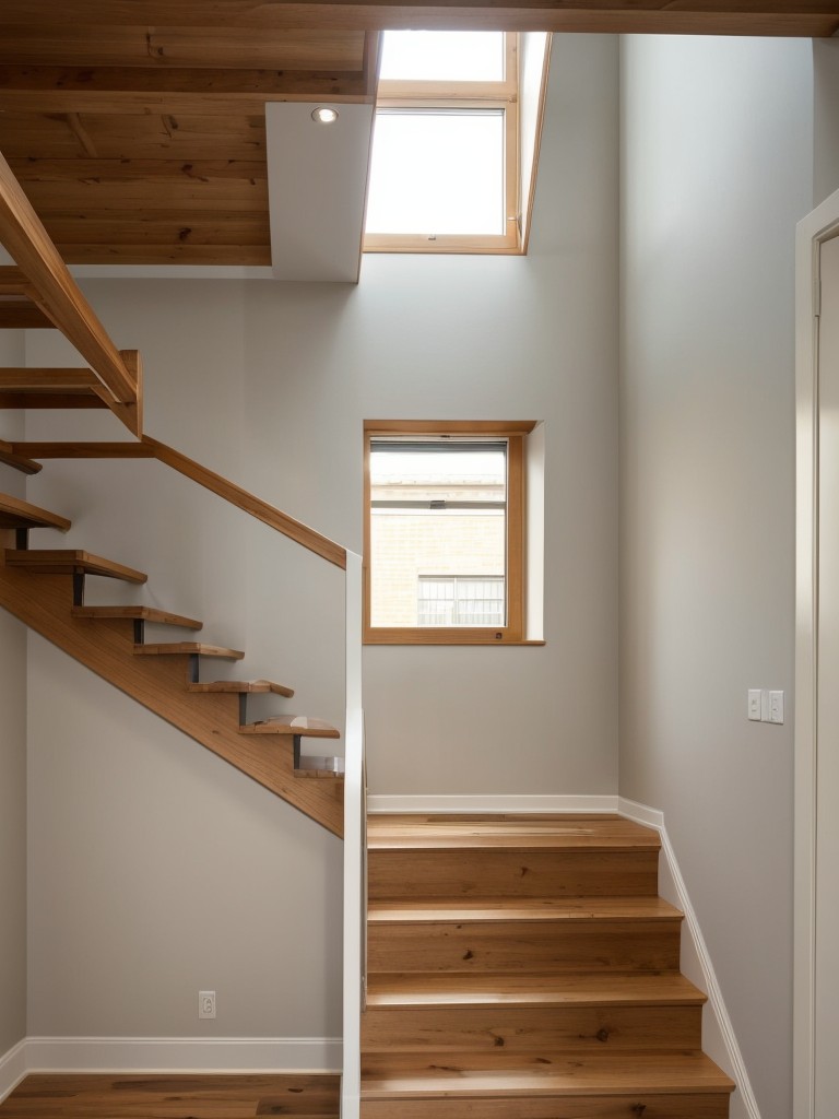 Utilize the area under staircases for additional storage or even a small workspace.