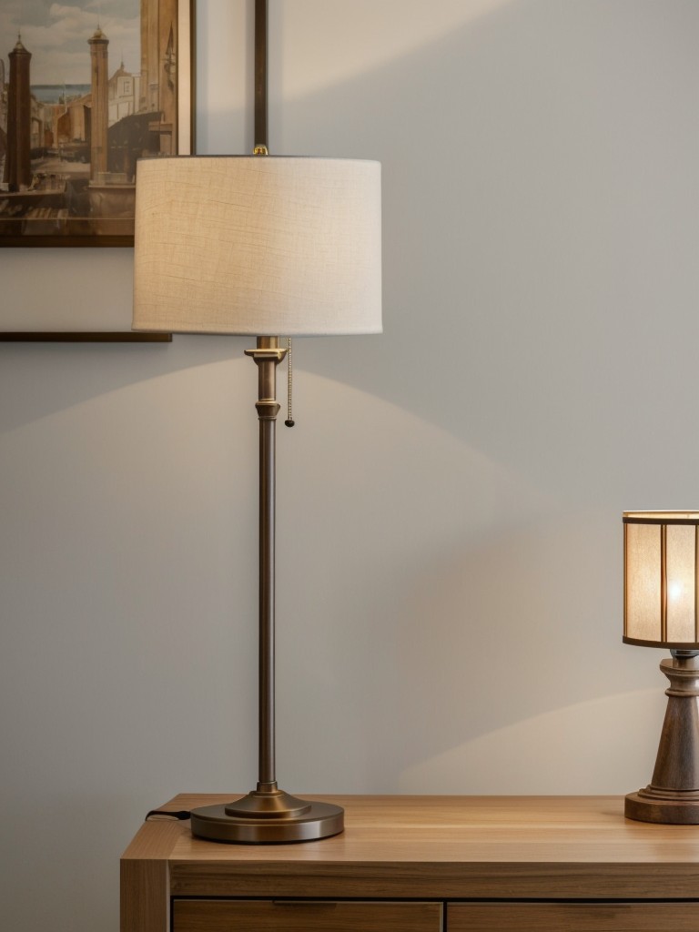 Embrace the power of proper lighting by utilizing different types of light sources, such as floor lamps, table lamps, or track lighting, to create warmth and dimension in the studio.